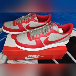 Nike Terminator Low Varsity Red Medium Grey Size 11